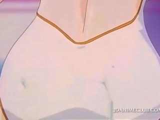 תלת ממדים הנטאי נערה וידאו שלה first-rate גוף ב לשחות חליפה