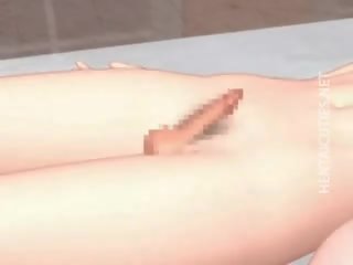 Stockinged 3D Hentai Maid Suck penis