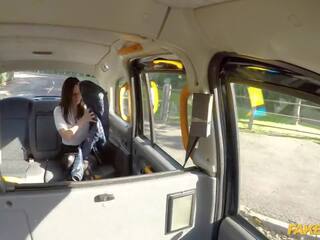 Fake taxi alysa gap is only satisfied by a big shaft from