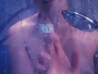 Shower Masturbation - Purple Rain, Free adult clip 3a