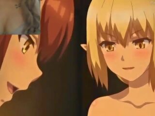 Tres chicas se comen el tabod de un joven pajero - hentai isekai harem parte 1 melinamx