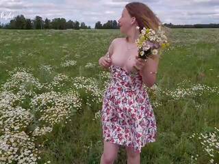 Blonde is concupiscent in Nature and Fingering in the Field. | xHamster
