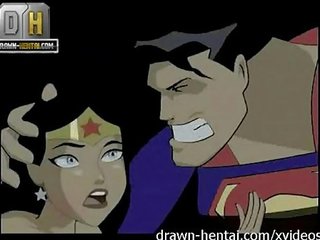 عدالة عصبة جنس - superman إلى عجب امرأة