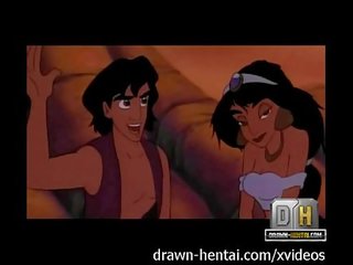 Aladdin sex film - strand dreckig klammer mit jasmin
