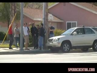 Brandon and his friends pick up ami emerson near the local rent a dumpster