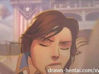 Bioshock infinite hentai - wake lên x xếp hạng video phim từ elizabeth