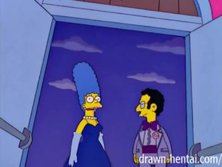 Simpsons x classificado vídeo - marge e artie afterparty