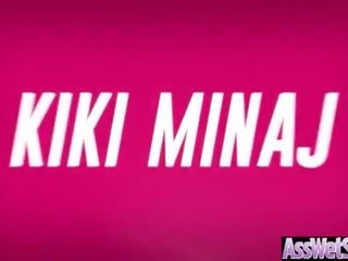 (Kiki Minaj) Huge Round Oiled Ass daughter Hard And Deep Anal Nailed clip-22