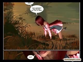 Mermaid mawar 3d komik futanari